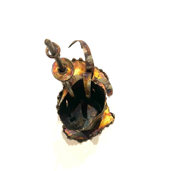 ENESCO 5" ✅⬇️Copper/Brass SCULPTURE Well Pump 1974 Japan Signed Home Decor - Picture 4 of 9